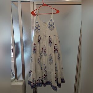 Floral Embroidered Maxi Dress